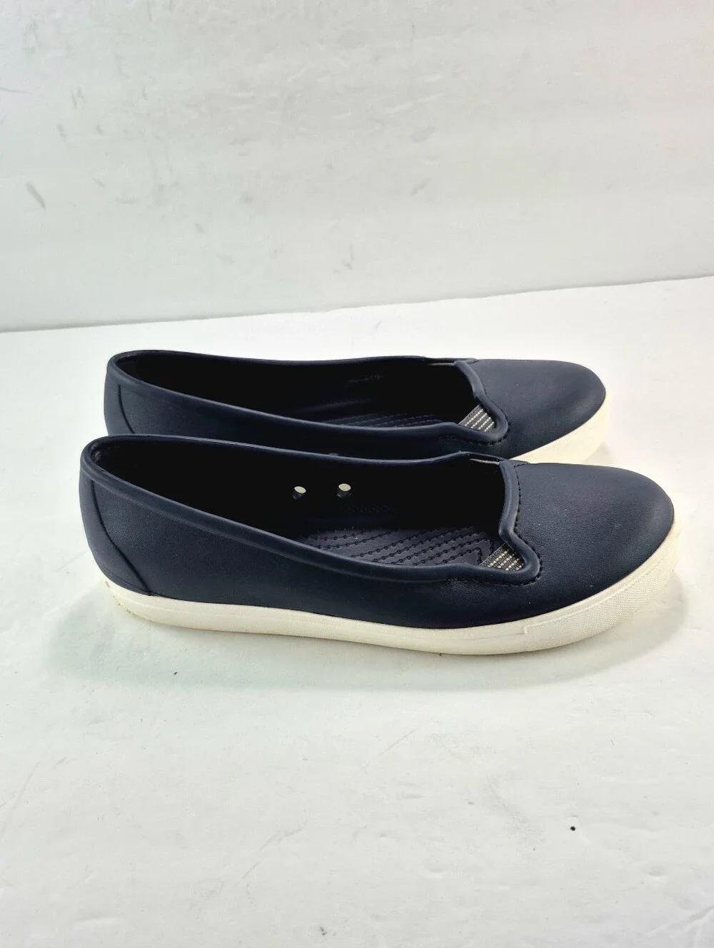 Crocs CitiLane Platform Slip-On Ballet Flats in women's size 7.